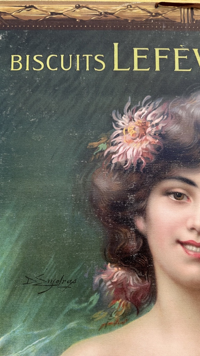Panonceau lithographié - Delphin Enjolras / LU,  Lefèvre-Utile-photo-2