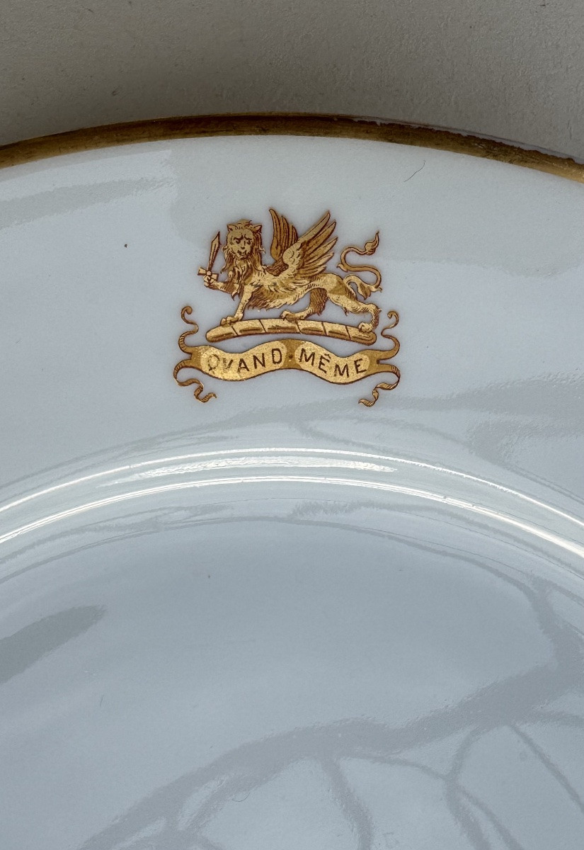 Set Of Ten Plates From The Porcelain Service Commissioned By Madame Sarah Bernhardt-photo-3