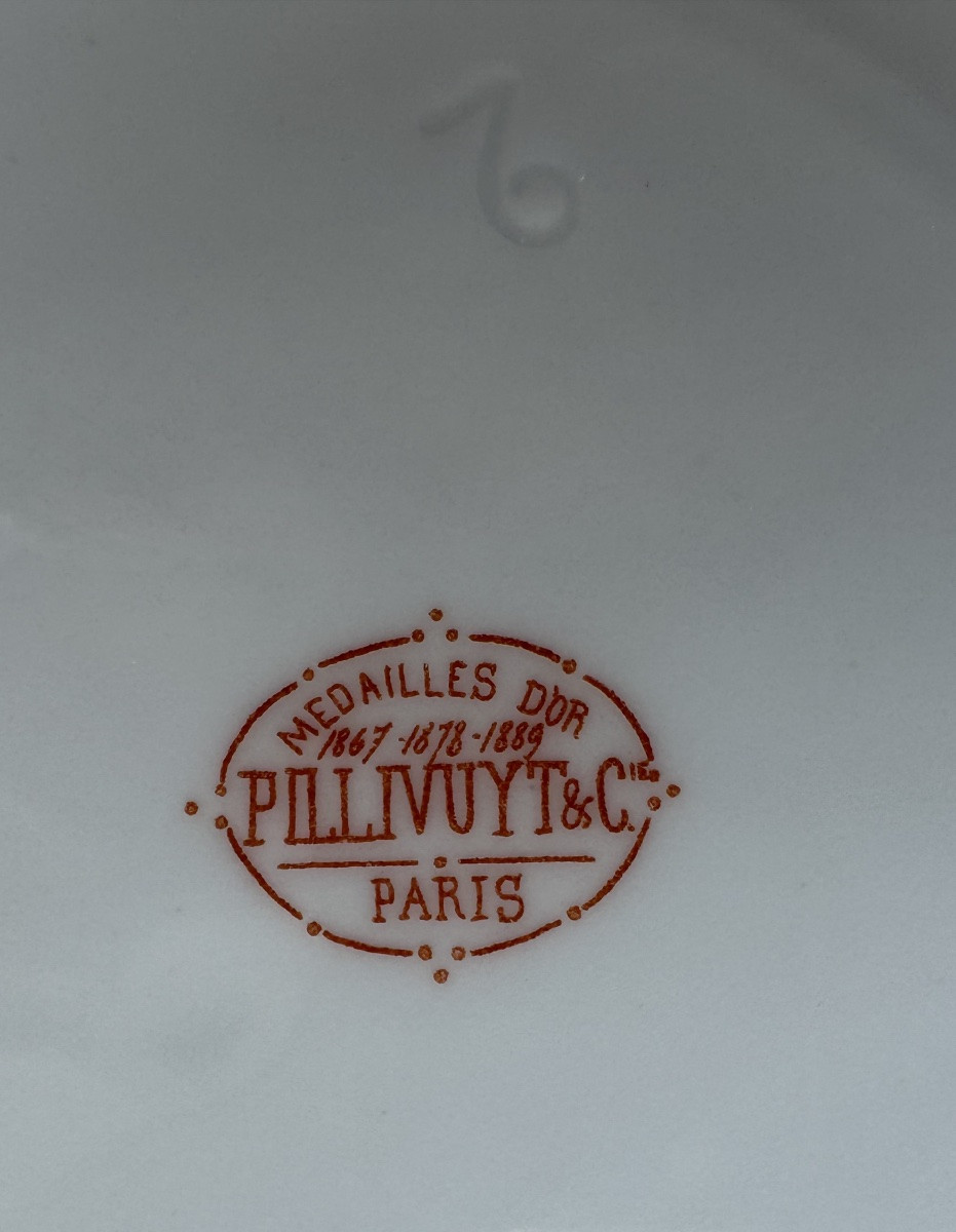 Set Of Ten Plates From The Porcelain Service Commissioned By Madame Sarah Bernhardt-photo-4