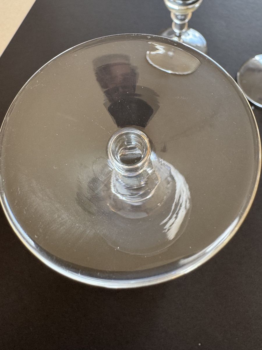 Important service de verres en cristal gravé aux armes impériales russes – Début XXe siècle-photo-4