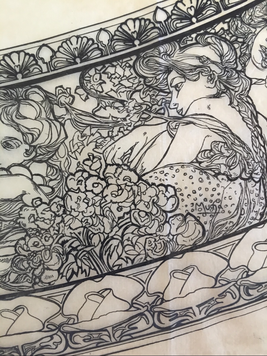 Mucha - Les Femmes et les Fleurs, vers 1903-photo-4
