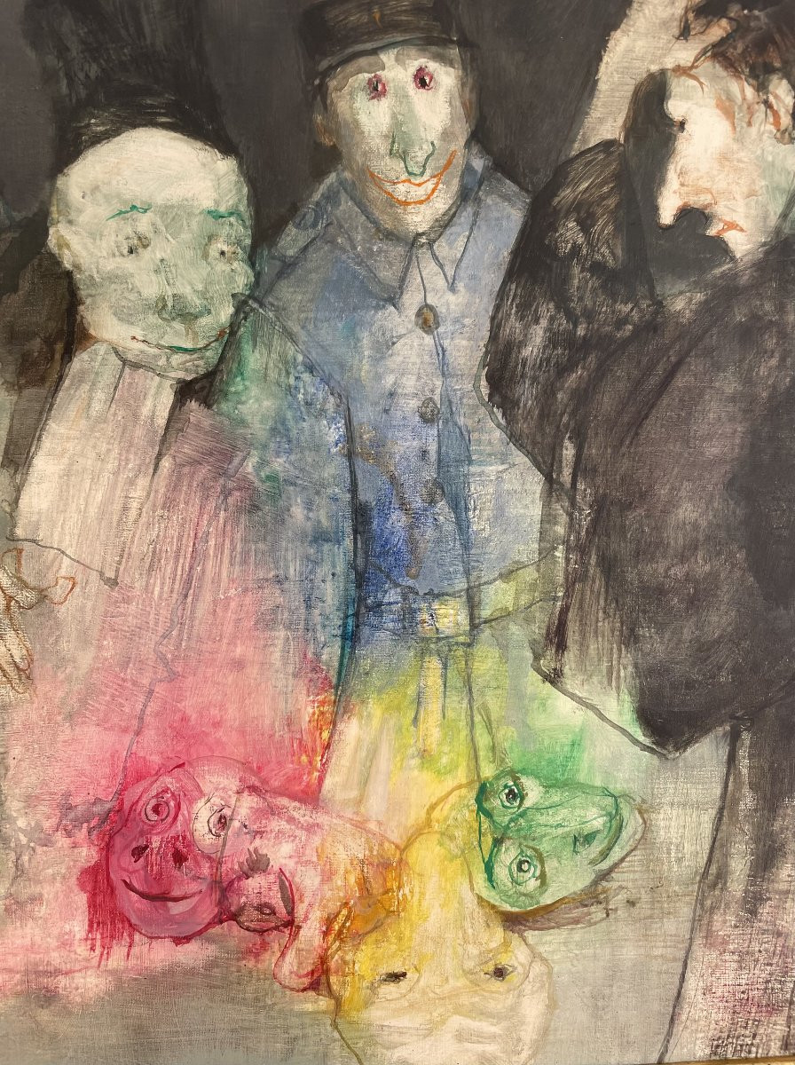 Jean Jansem - The Judge And The Masks, 1977-photo-4