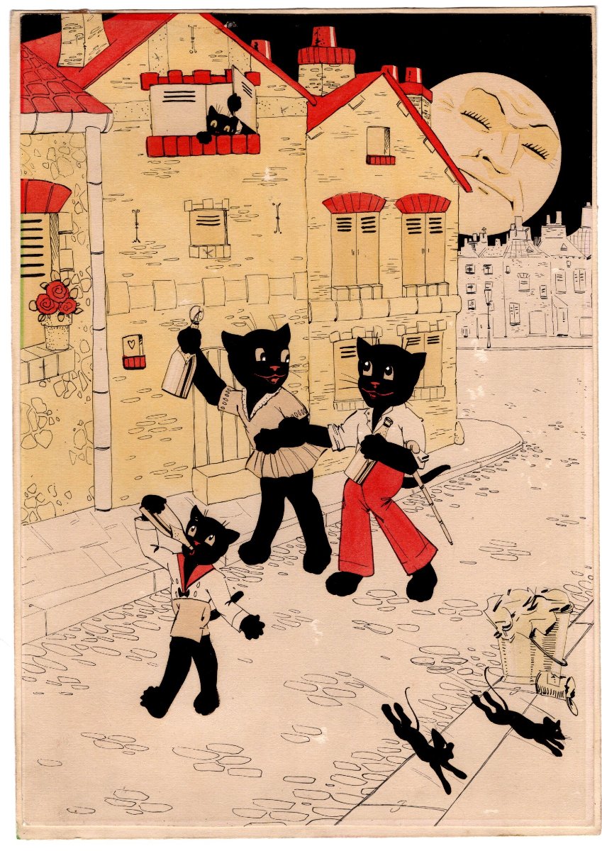 La Famille de chats, 1929-photo-3