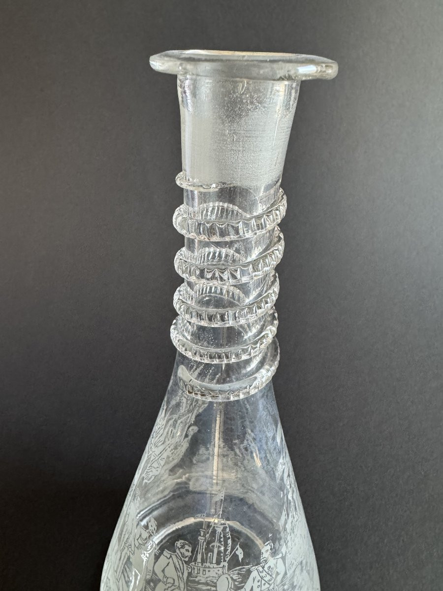 Carafe commémorative alliance franco-russe – Visite du tsar Nicolas II à Paris, 1896-photo-1