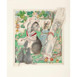 Félix Lorioux - La maman souris, vers 1920