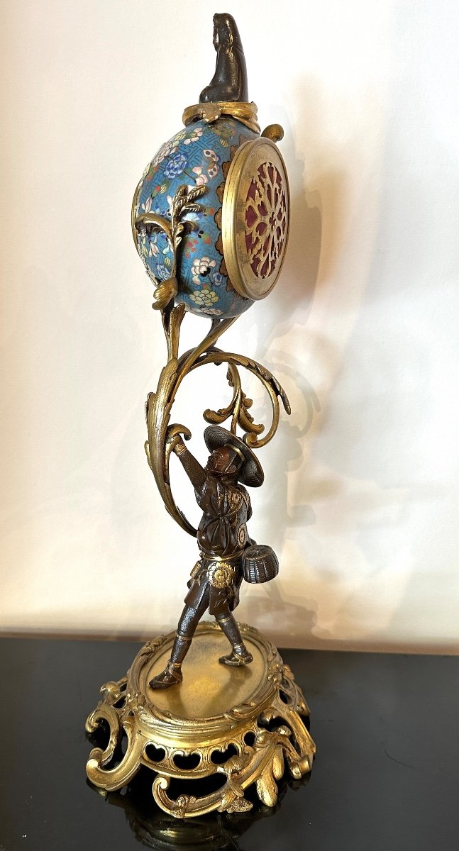 Japanese Clock Late 19th Century-photo-1