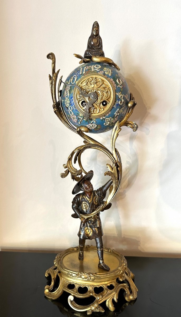 Japanese Clock Late 19th Century