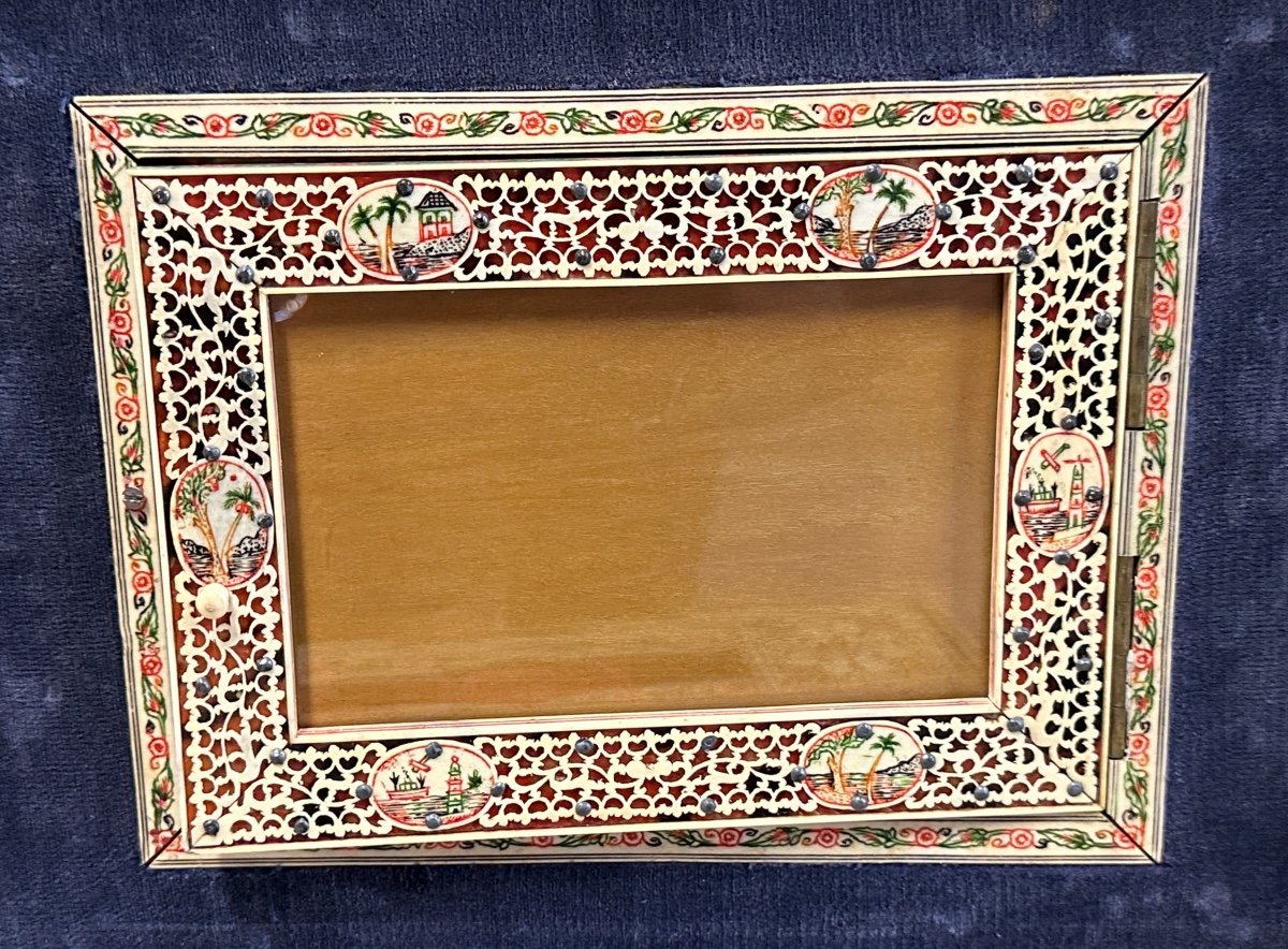 Anglo-indian Box, Vizagapatam, Early 20th Century-photo-6
