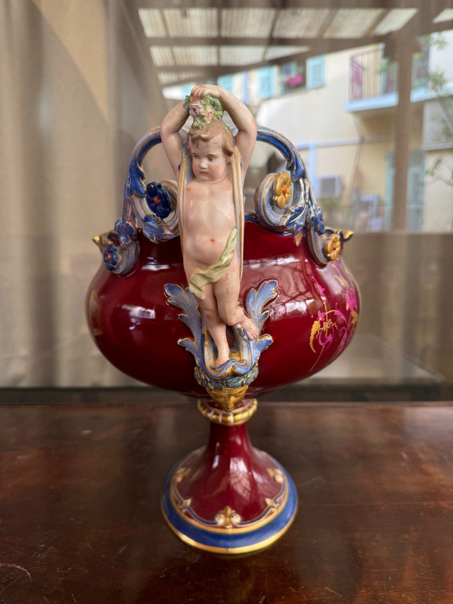 Especially From Sèvres Porcelain Table, 19th Century -photo-4