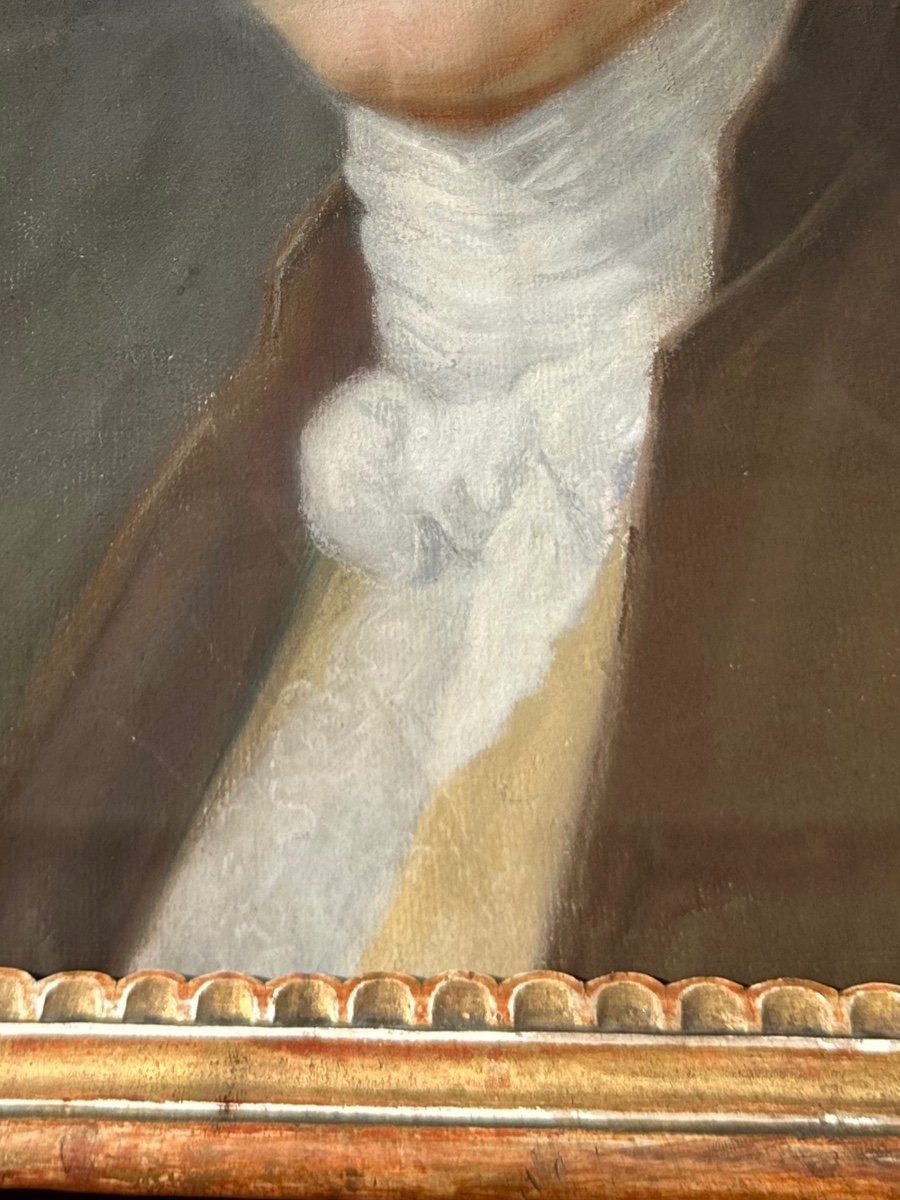 Portrait De George Washington, Pastel, XVIIIème Siècle -photo-2