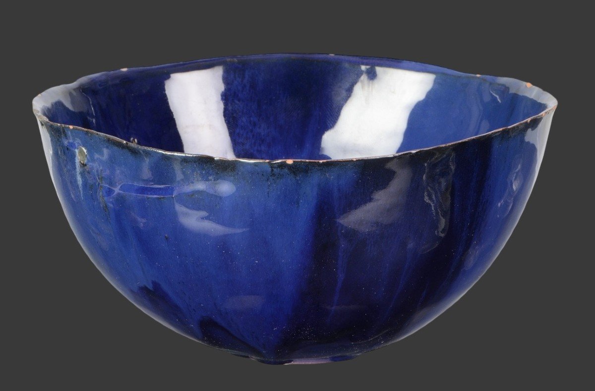 Fausto Melotti (1901 - 1986) Coupelle En Céramique Polychrome émaillée-photo-4