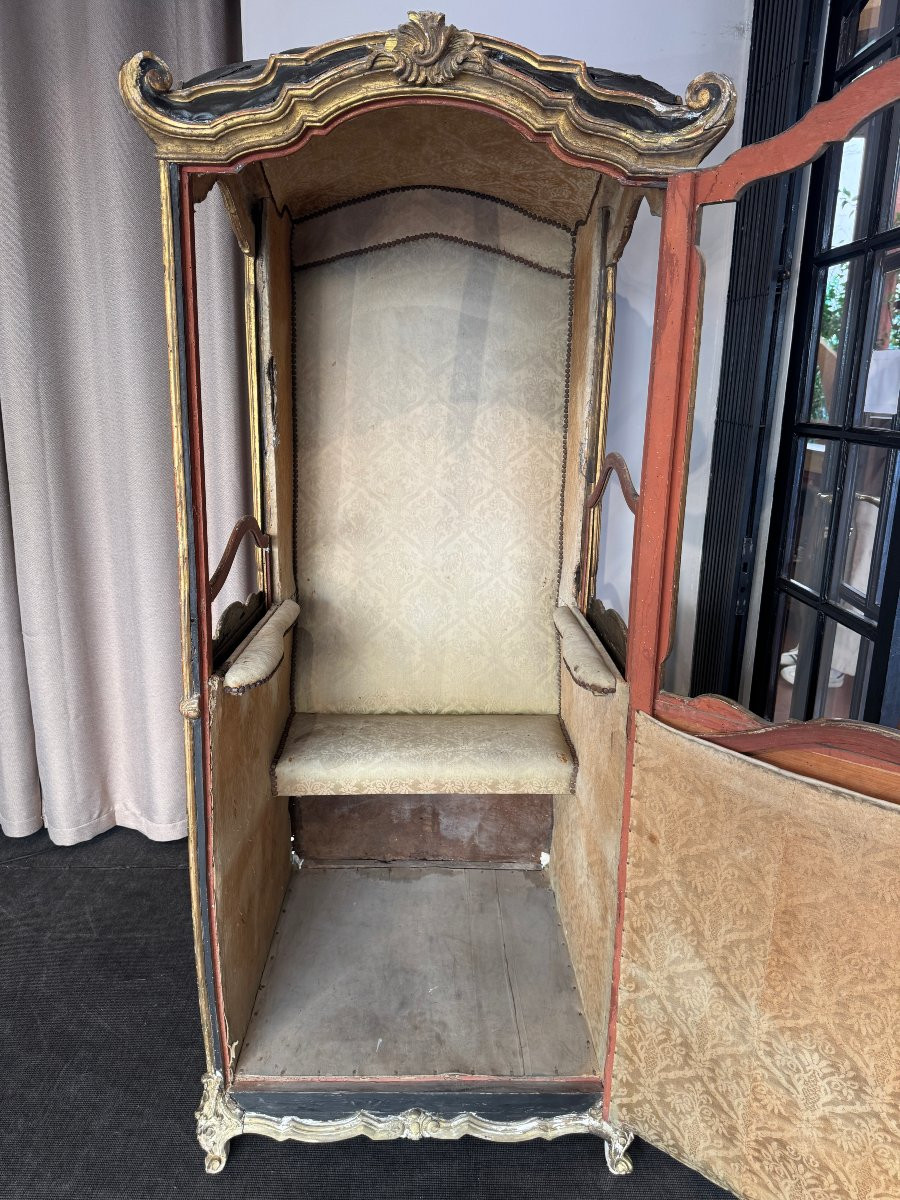 Sedan Chair, Italy 18th Century-photo-6