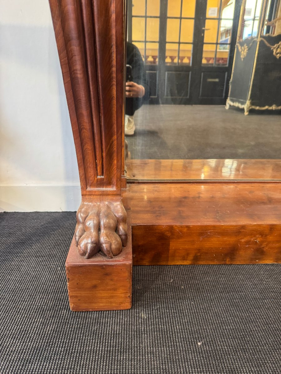 JACOB-DESMALTER - Console en acajou et bronze doré, XIX° siècle-photo-2