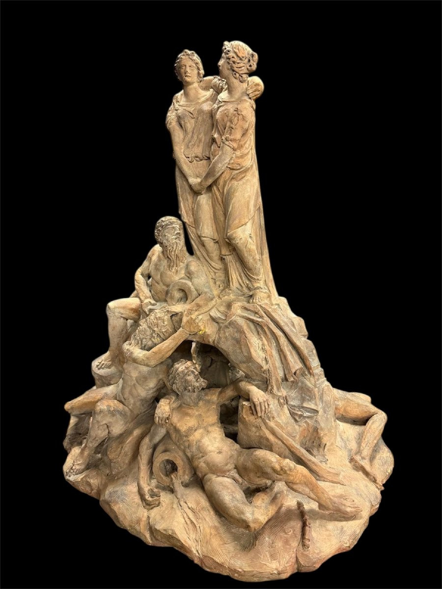 Large Terracotta Fountain Project - Late 18th-early 19th Century-photo-3