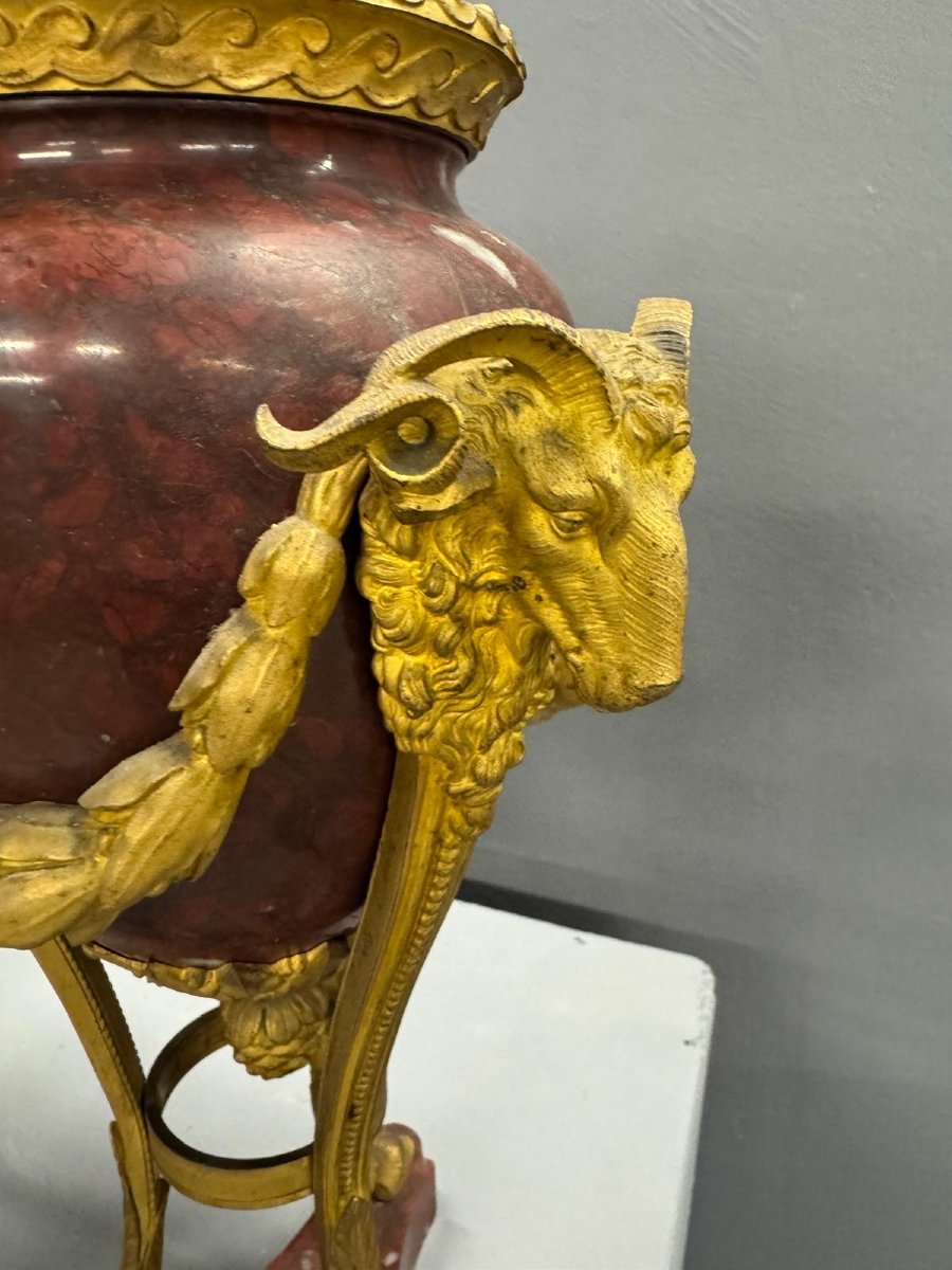 Paire de cassolettes estampillées "A. GIROUX PARIS", XIX° siècle-photo-2