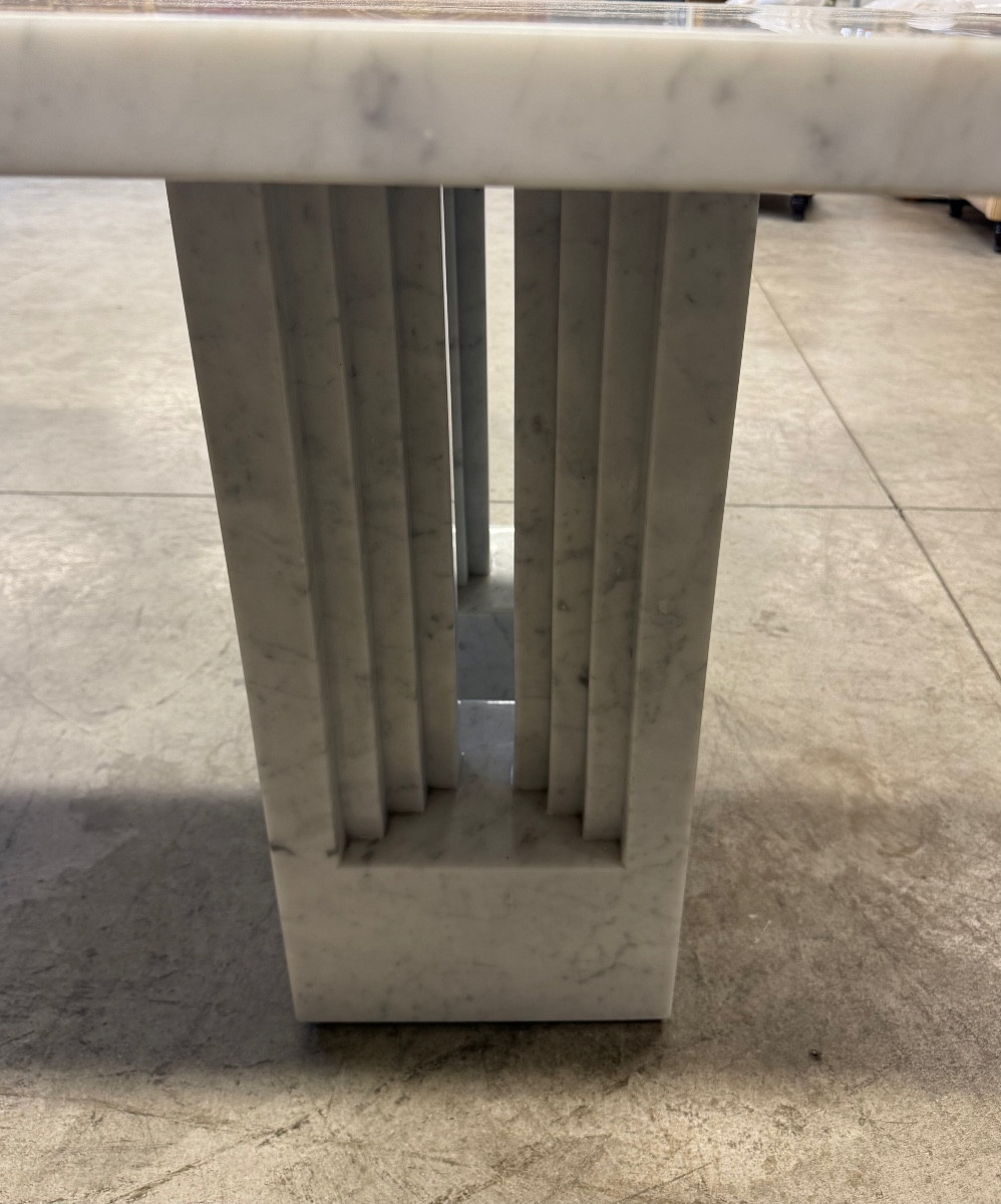 Table DELFI 260 en marbre par Carlo Scarpa & Marcel Breuer-photo-4
