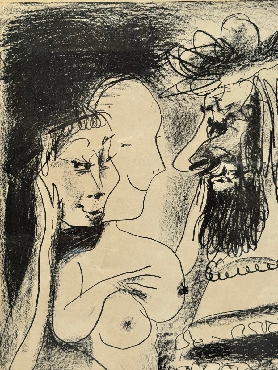 Pablo Picasso (1881–1973) -  "the Old King," Lithograph, 1959-photo-3