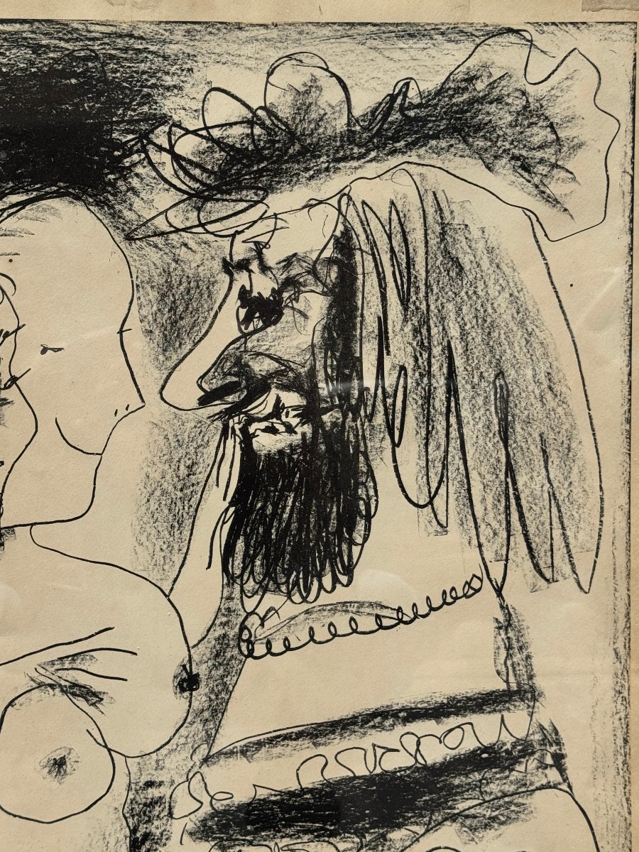 Pablo Picasso (1881–1973) -  "the Old King," Lithograph, 1959-photo-4