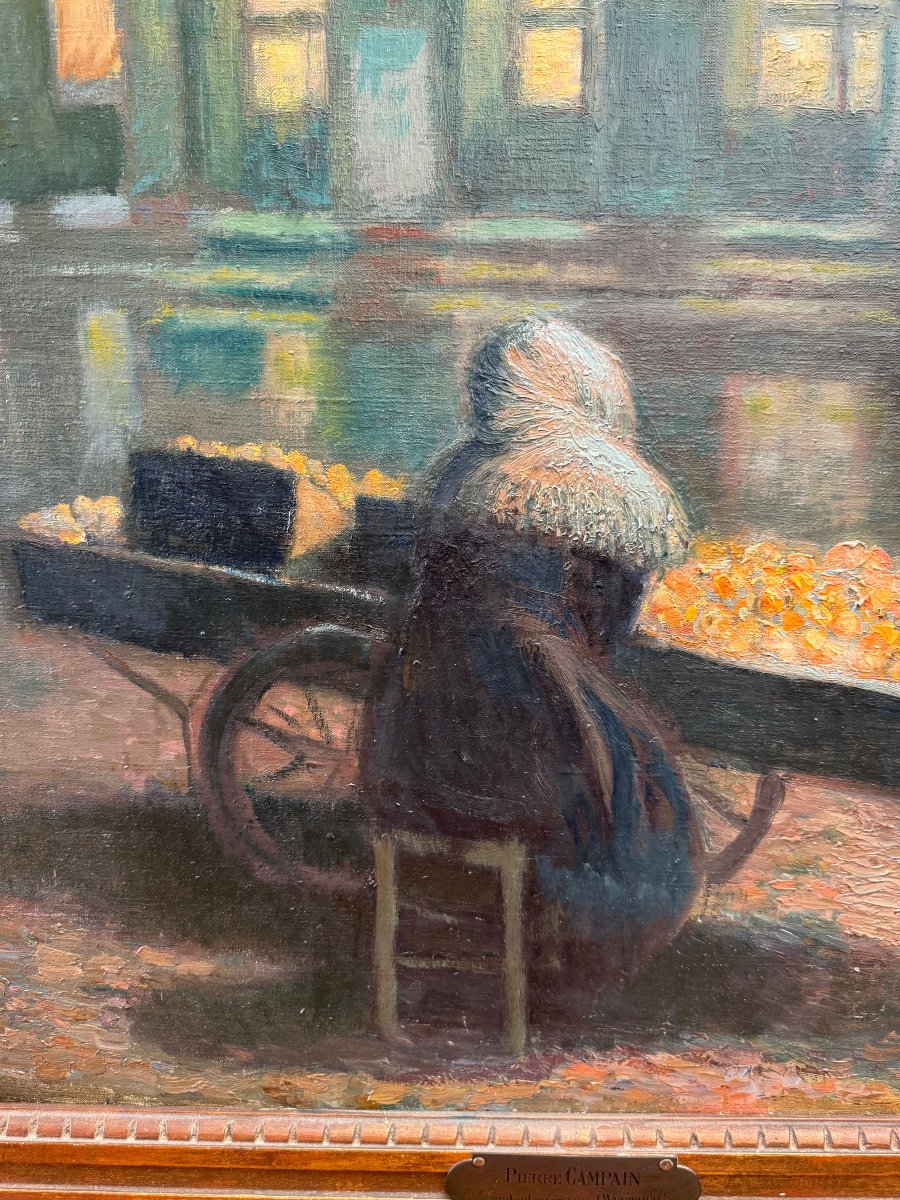 Pierre Campain (1893–1967) — Oil On Canvas, “while We Were Playing ‘werther,’” 1924-photo-4