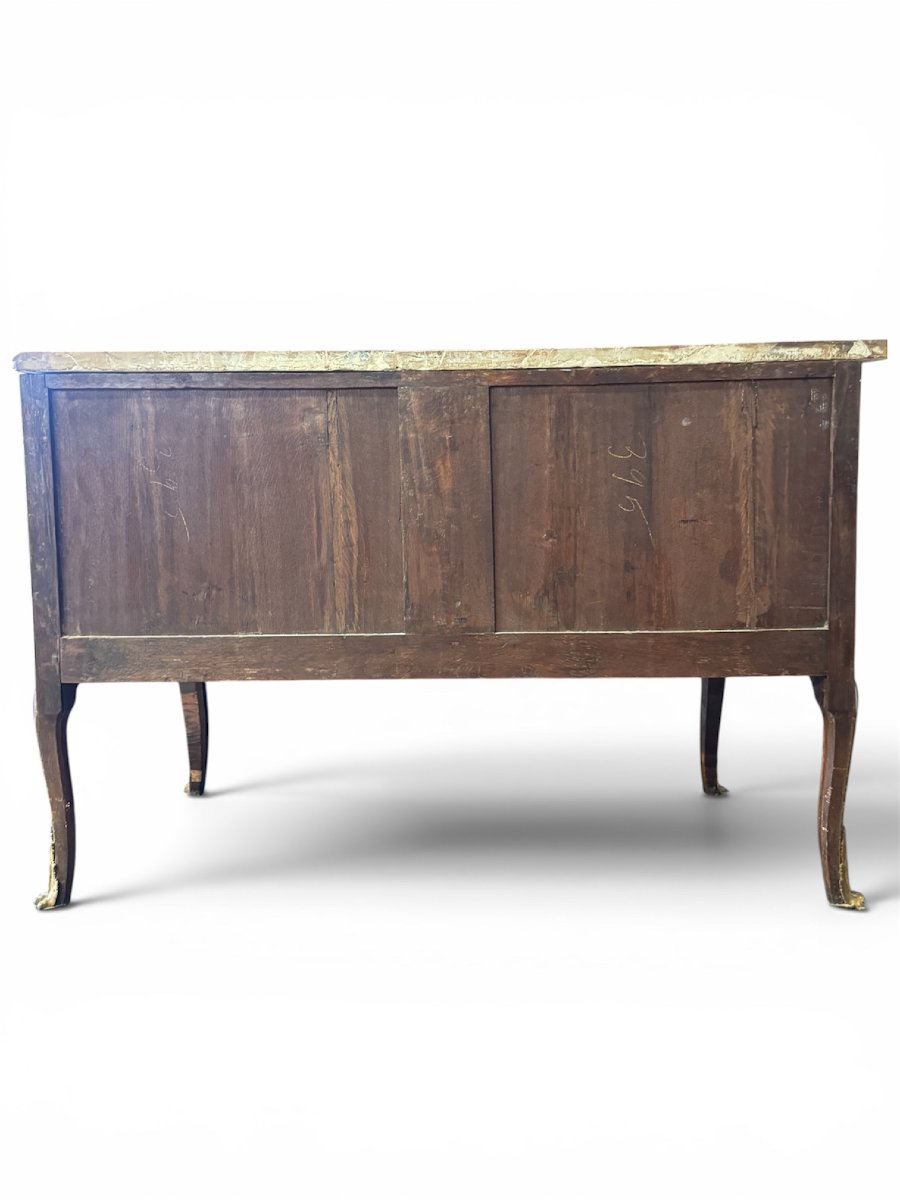 Commode d'époque Transition estampillée FROMAGEAU - époque XVIII° siècle-photo-2