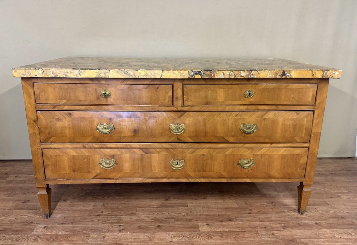 Large Louis XVI-era Trouser Rack Made Of Fruitwood, Tuscany, 18th Century