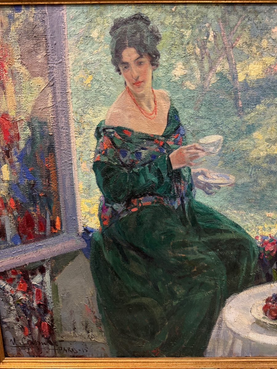 Ulisse CAPUTO (1872-1948) “L’heure du thé ” -photo-2