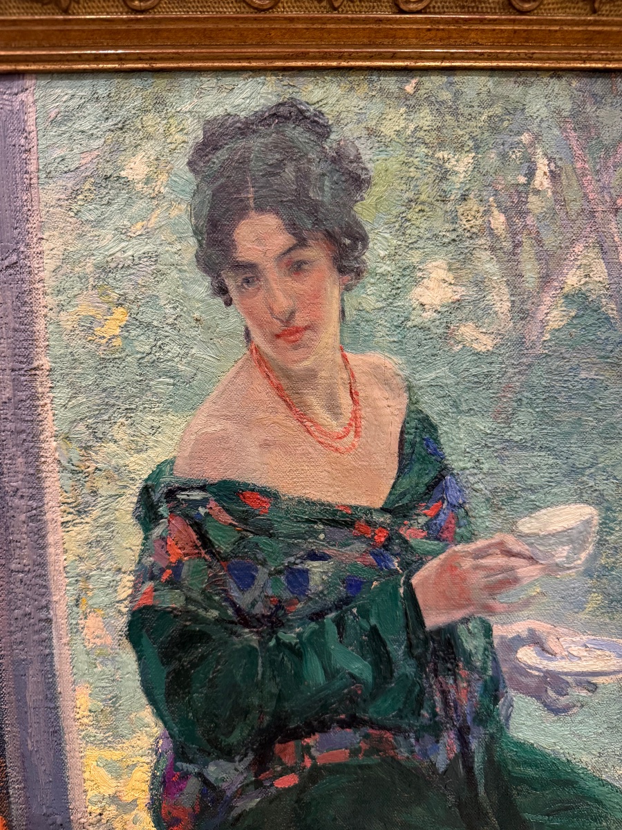 Ulisse CAPUTO (1872-1948) “L’heure du thé ” -photo-5