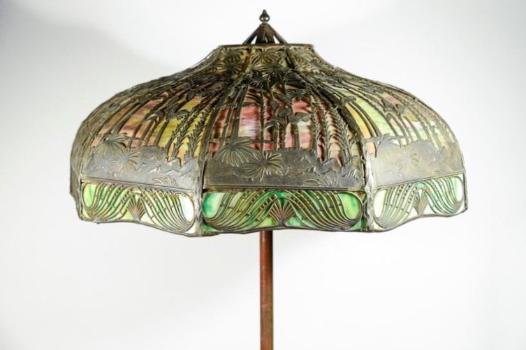 Handel, Art Nouveau Floor Lamp-photo-2