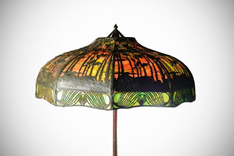 Handel, Lampadaire Art Nouveau-photo-3