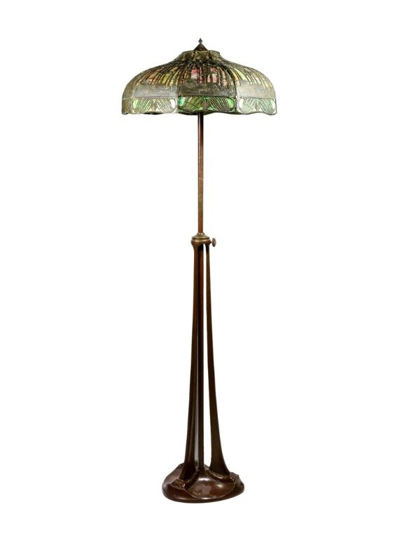 Handel, Art Nouveau Floor Lamp-photo-8