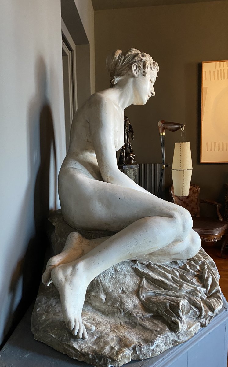 Grande Sculpture Néoclassique , Circa 1820-photo-2