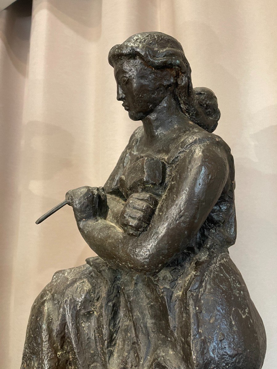 Alfred Auguste Janniot ( 1889-1969 ) - Allégorie De La Sculpture-photo-1