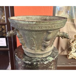 Pharmacy Mortar In Bronze, France XVII° Century