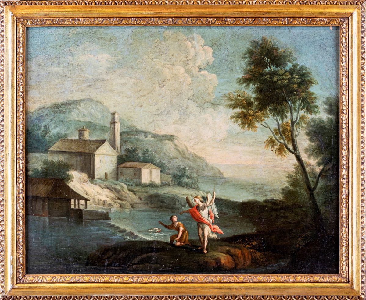 The Characters From The Well-known Biblical Episode In Which The Archangel Raphael Helps Tobias Find -photo-3