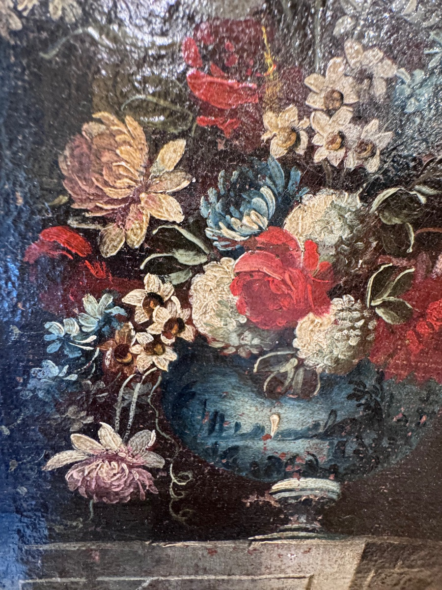 Description  Dans un cadre du XIXe siècle.  Artiste : Francesco Lavagna (1684-1724).  Technique-photo-4