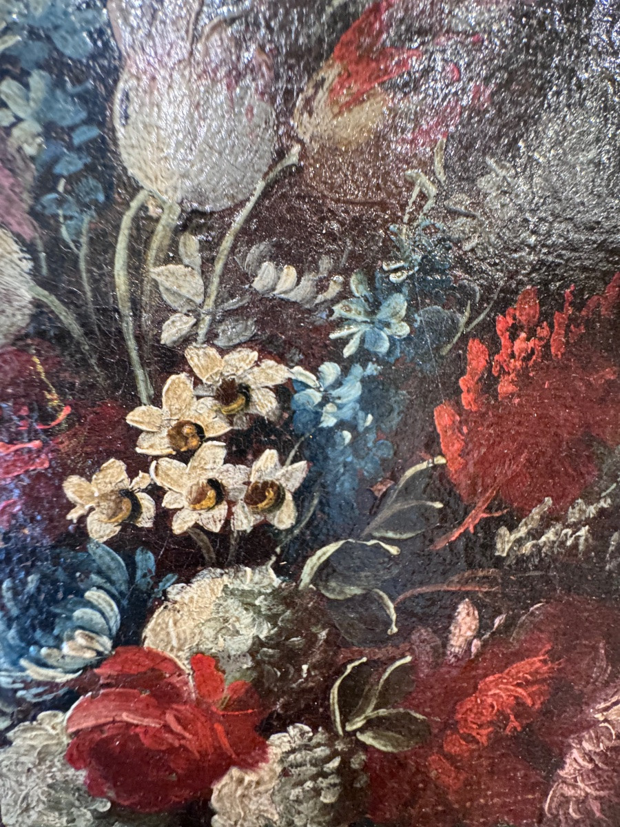 Description  Dans un cadre du XIXe siècle.  Artiste : Francesco Lavagna (1684-1724).  Technique-photo-1