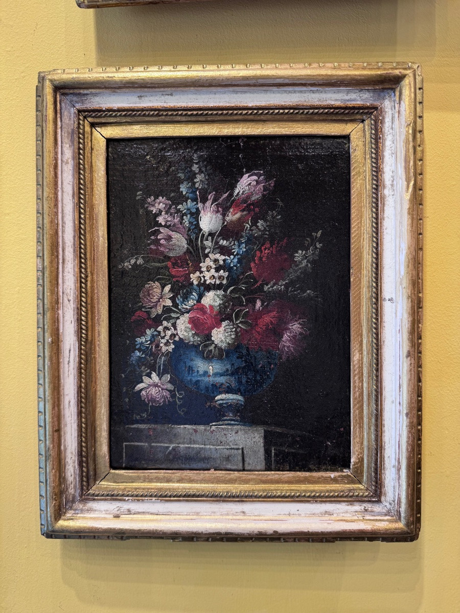 Description  Dans un cadre du XIXe siècle.  Artiste : Francesco Lavagna (1684-1724).  Technique-photo-4