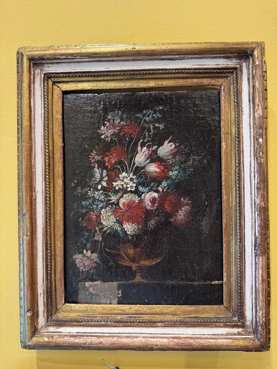 Description  Dans un cadre du XIXe siècle.  Artiste : Francesco Lavagna (1684-1724).  Technique-photo-5