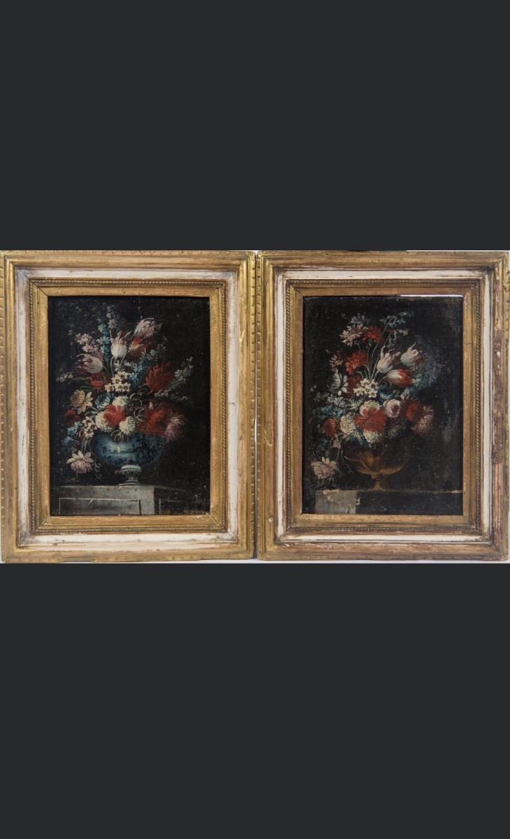 Description  Dans un cadre du XIXe siècle.  Artiste : Francesco Lavagna (1684-1724).  Technique