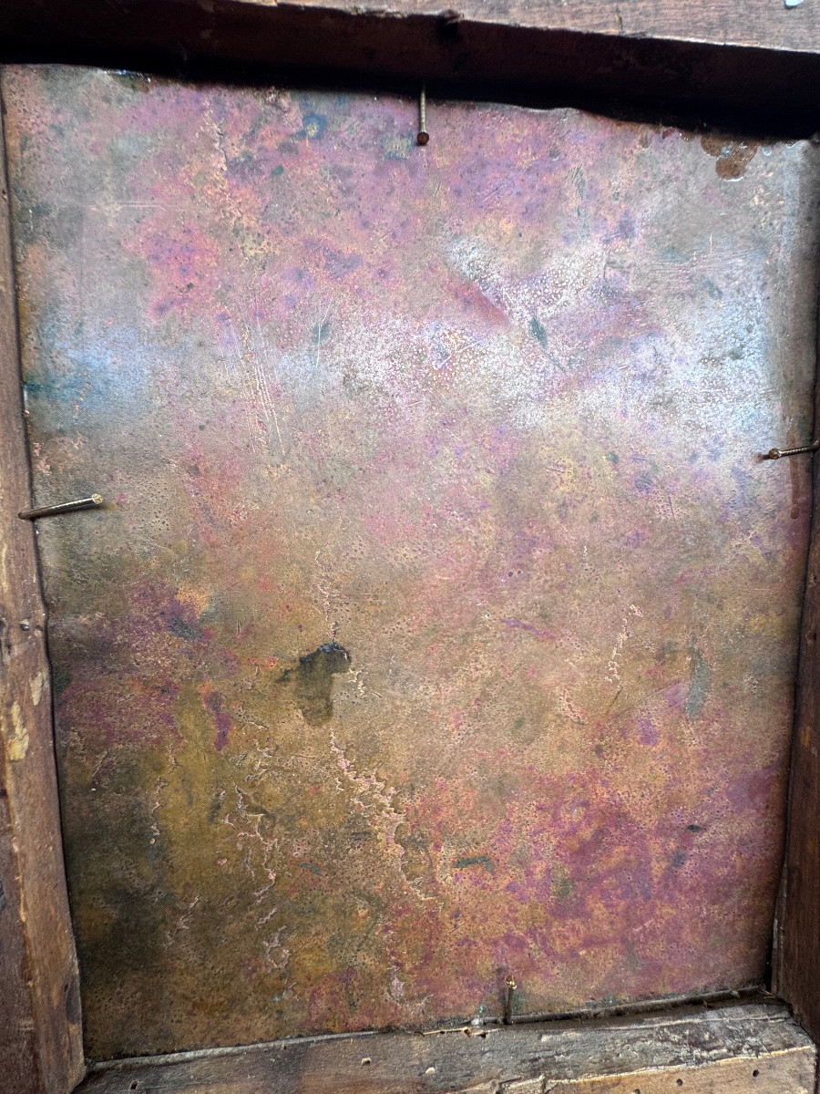 Tableau ancien de grande qualité, datant du XVIIe siècle et attribué au grand maître Francesco -photo-7