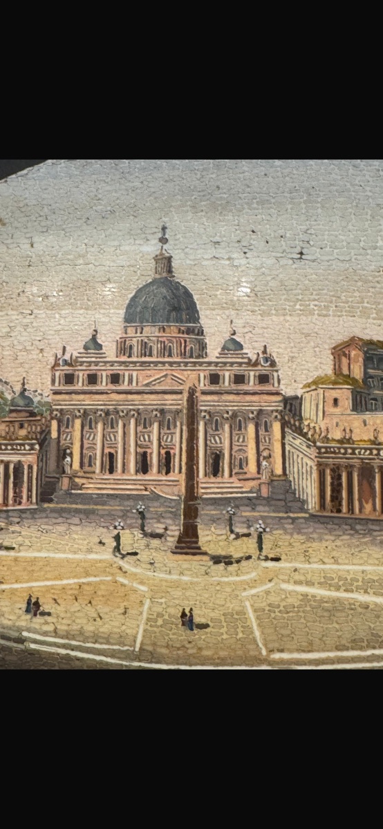 A Very Delicate Ancient Roman Micromosaic, Featuring Pastel Colors Typical Of Maestro Biagio Barzott-photo-2