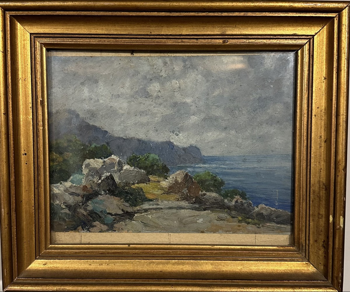 Promontorio - Artiste Italien (début du 20e Siècle)-photo-2