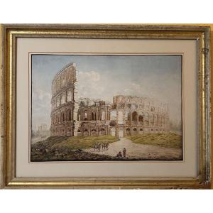Vue du Colisée - Franz Kaisermann (Yverdon, 1765 – Rome, 1833)