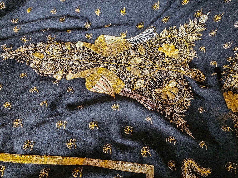 Broderie persane au fil d'or et d'argent-photo-2