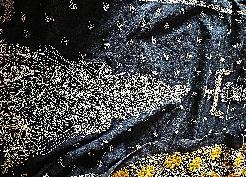Broderie persane au fil d'or et d'argent-photo-4