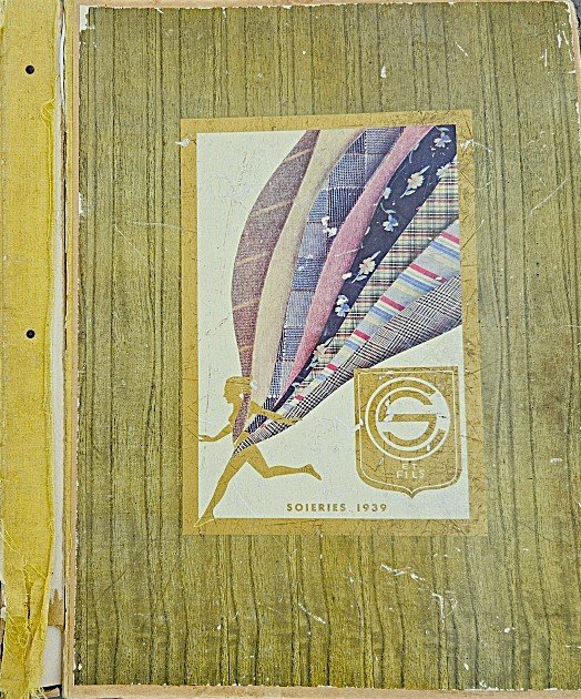 Fabric Sample Book / Crepatte, Srauss & Sons, 1939
