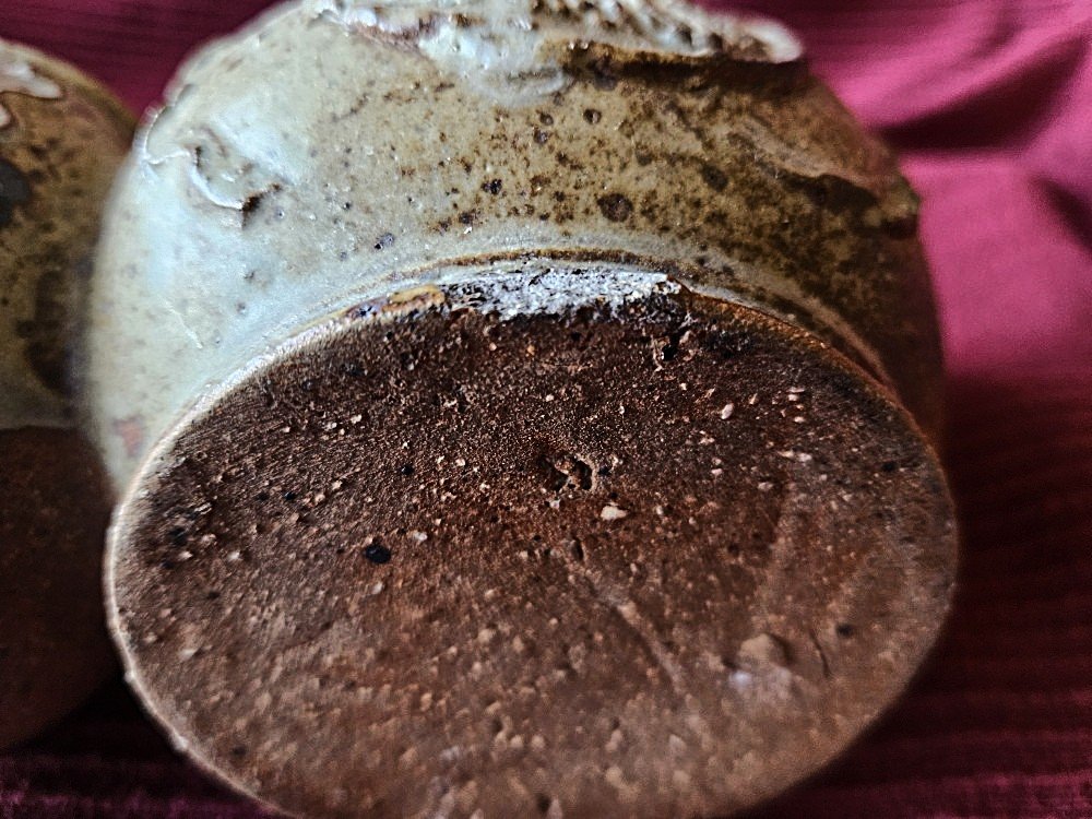 Ceramics / Two Pots Connected By A Handle.-photo-4