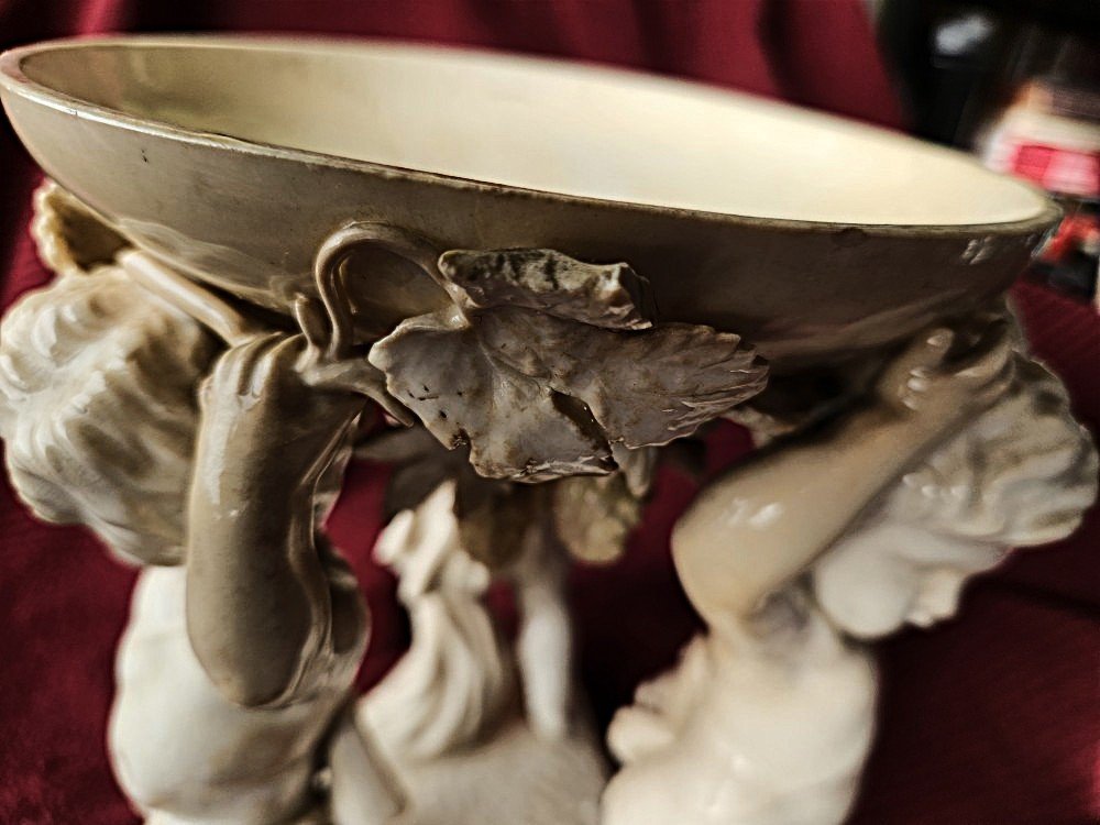 Vide poche anglais victorien aux angelots.-photo-4