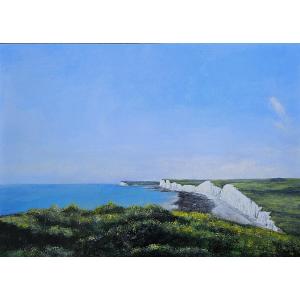 Fichera. Landscape. Sussex. 2019. Acrylic On Paper.