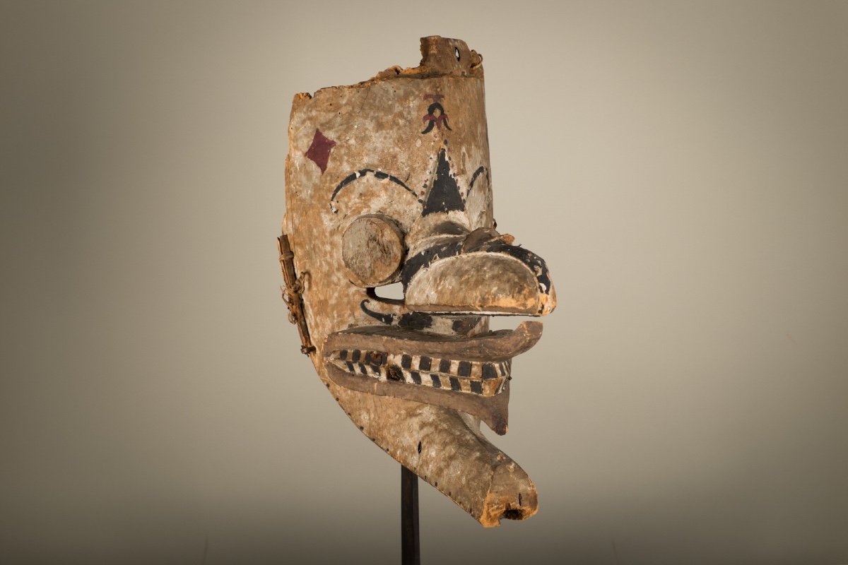 Ancient Hudoq Mask - Dayak - Indonesia Borneo .. Kenyah Or Kayan Peoples ..-photo-3
